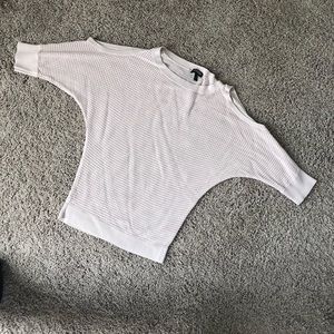 EXPRESS COLD-SHOULDER KNIT SWEATER